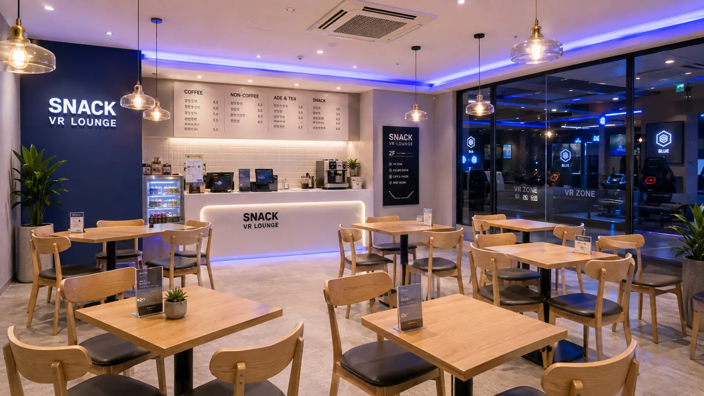 카페 F&B 존 콘셉트
