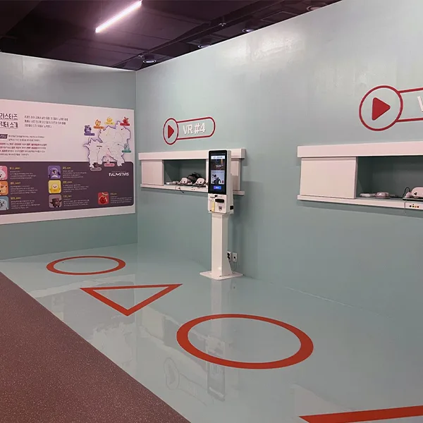 VR 키오스크 설치 현장